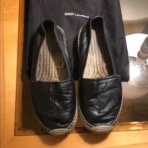 YSL Logo Espadrilles